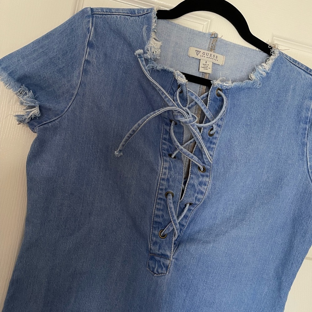 Guess Los Angeles denim mini dress - Picture 2 of 6